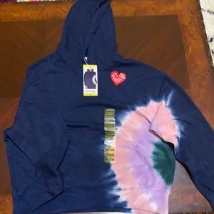Wildfox tie dye hooded sweatshirt